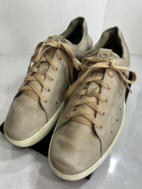 ECCO Soft 7 Navajo Brown Nubuck Leather Low Top Sneakers Men’s EU 43 Size 9-9.5